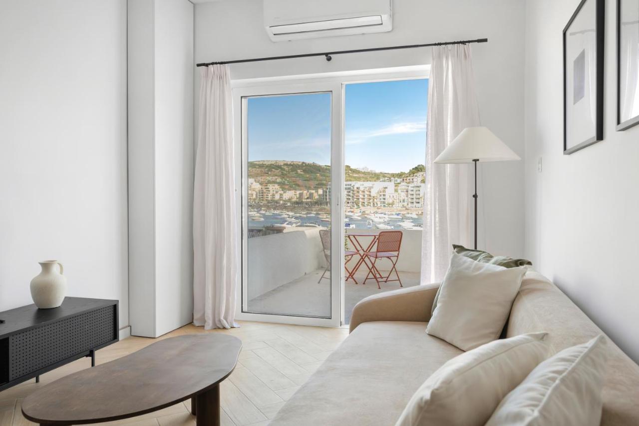 Modern Seafront 2Bd Apartment With Terrace & Sea View - Xemxija San Pawl il-Baħar Extérieur photo